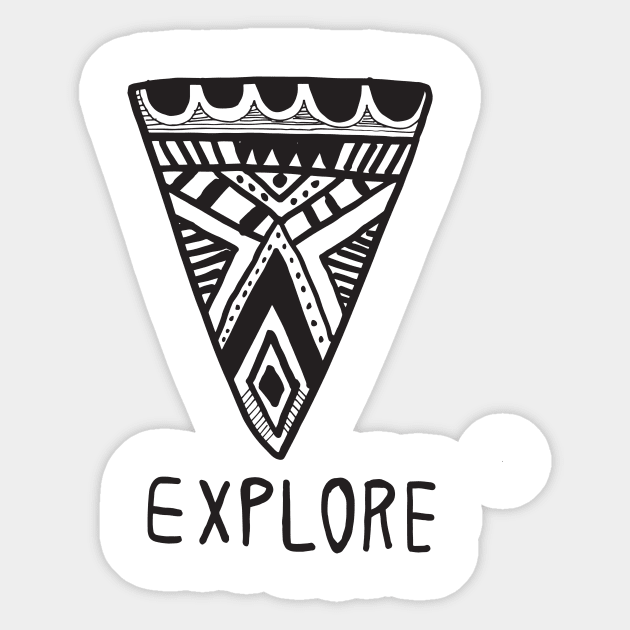 Explore travel the world mindset Sticker by vasarenar